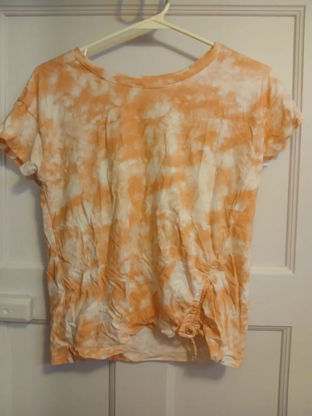 So Xl 14/16 Girls Pink/Orange and White Shirt
